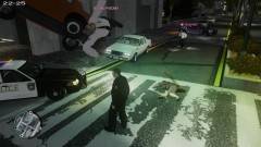 OMG 'Flying car and Cop'