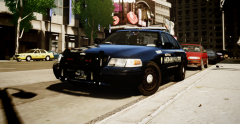 A MHP Cruiser parked in the streets