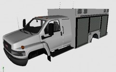 2009 GMC Topkick C5500 ESU Truck (Real-Time Updates) Picture 2