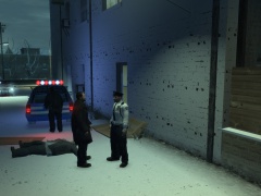 Murder investigation.