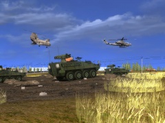 4th Stryker Brigade Combat Team mobilzing with air support