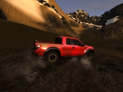 SVT Raptor drifting