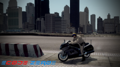 CHP Motorcycle & Cop