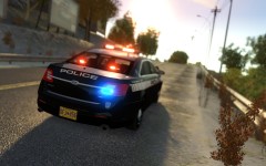 Cj24's 2013 Ford Police Interceptor with Federal Signal Valor #3