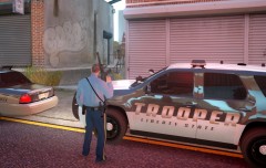 Liberty City Police and Liberty State Troopers respond to shoot out call.