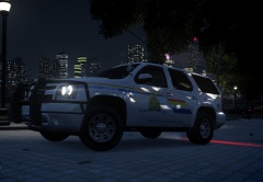 On patrol, stopped for a quick second.