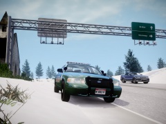 Liberty County Sheriff Crow Vic(Front)