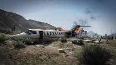 A Crashed Private Jet