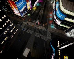 Times Square On A normal Day from The Top