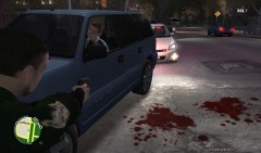 Front View of Traffic Stop Shootout