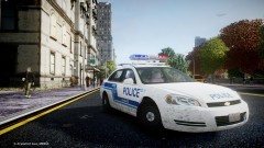 SPVM (Montreal Police) Impala w/ Traffic Directional Board [down]