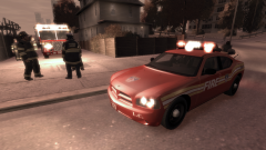 FDLC Fire Chief on scene.