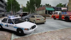 Man Hospitalized After Crash in Alderney