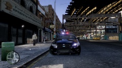 GTAIV ford taurus im building