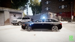 Audi RS4 ProViDa Zivilfahrzeug Hamburg