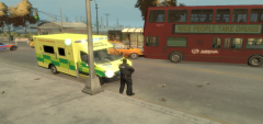Taxi Crashes Into Bus Scene 3