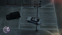 Officers checking out a suspicious gang vehicle.