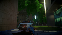 Performing CPR while EMS is responding.