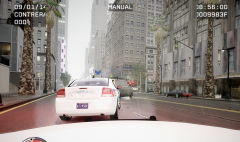 Constable chasing a robbery suspects