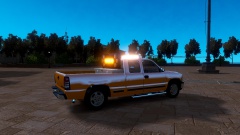 Roadside truck ( Director sign on the rear )