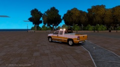 Roadside truck ( Director sign on the rear )