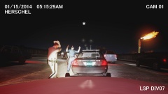 LSP Trooper pulls over Liberty Cop at gunpoint going 120 MPH.