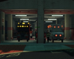 Firehouse filled with Squad Ambu (CFD)