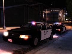 LAPD Slicktop Crown Vic