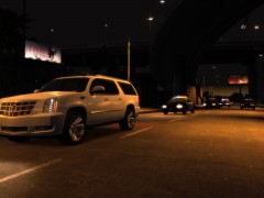 LAPD in pursuit of a grand theft auto suspect