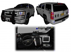 Unmarked K-9 Tahoe