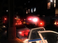 FDNY vehicles Uptown at a call