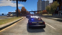 CHP in pursuit of a vehicle that fled from a traffic stop