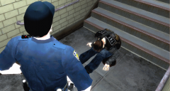 Stop Or I'll shoot your ball sack!