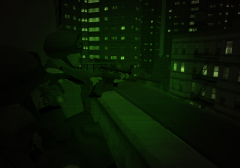 "Suspect in sight, over."