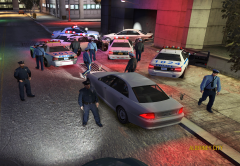 Stolen vehicle pursuit in Alderney City - aftermath