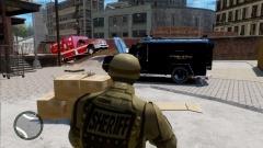 LASD SEB Deputy (Close-in on the back)