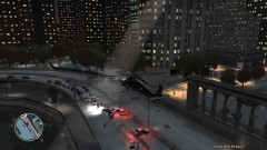 Pursuit shot from a Helicopter