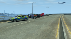 Finnaly stopped the fleeing car (pic 2)