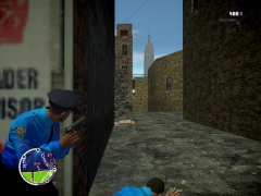 NYPD shootout - Alleyway