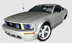 Indiana State Police Unmarked 07' Mustang