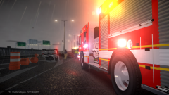 Street racers end up in accident, 1 in hospital