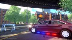 Police Block House Fire (2014 FPI Sedan)