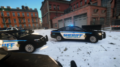 An LCSO Deputy responding to a call.