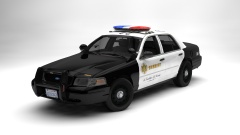 Ford Crown Victoria P7B - Los Angeles County Sheriff Render