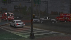 PI Accident - Fire, EMS And Police On Scene