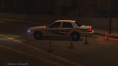 Metro Police Diverting Traffic (1- Driver's Side Shot )