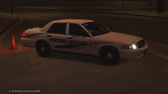 Metro Police Diverting Traffic (3- Passenger Side Shot)