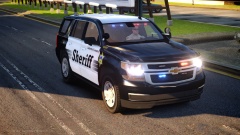 Liberty County Sheriff '15 Tahoe Slicktop, Marked