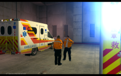 At An Ambulance Station