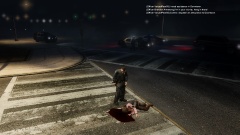 Someone yelled "You should be ashamed!!" So I yelled back "She fell!"